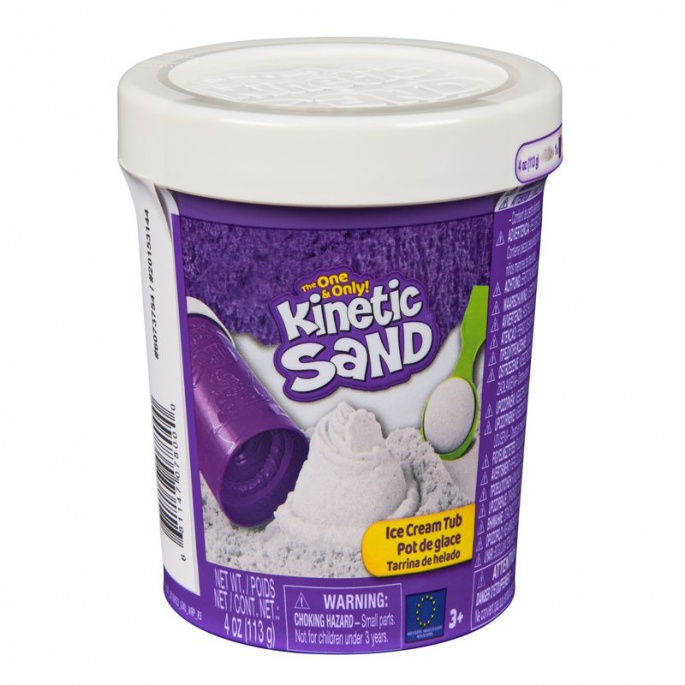 Kinetic Sand λευκό παγωτό σε σωλήνα