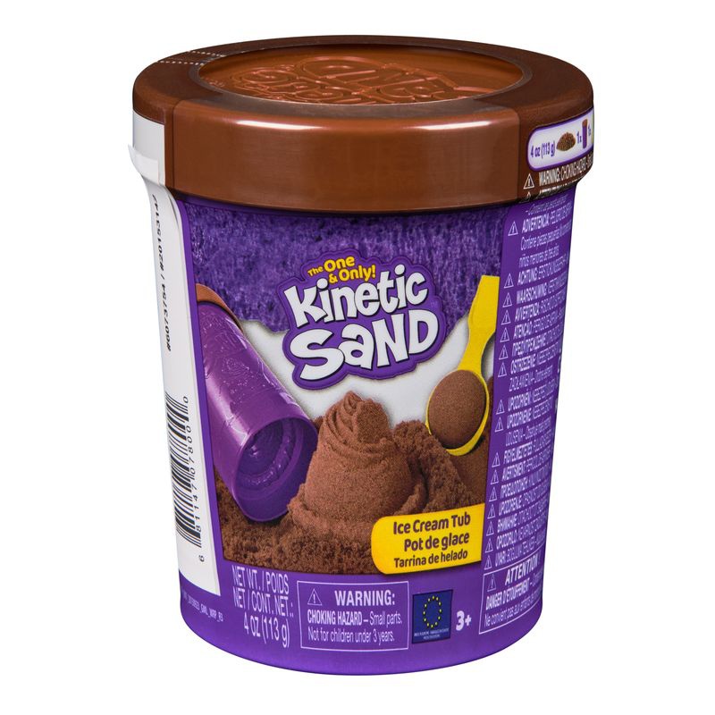Kinetic Sand καφέ παγωτό σε σωλήνα