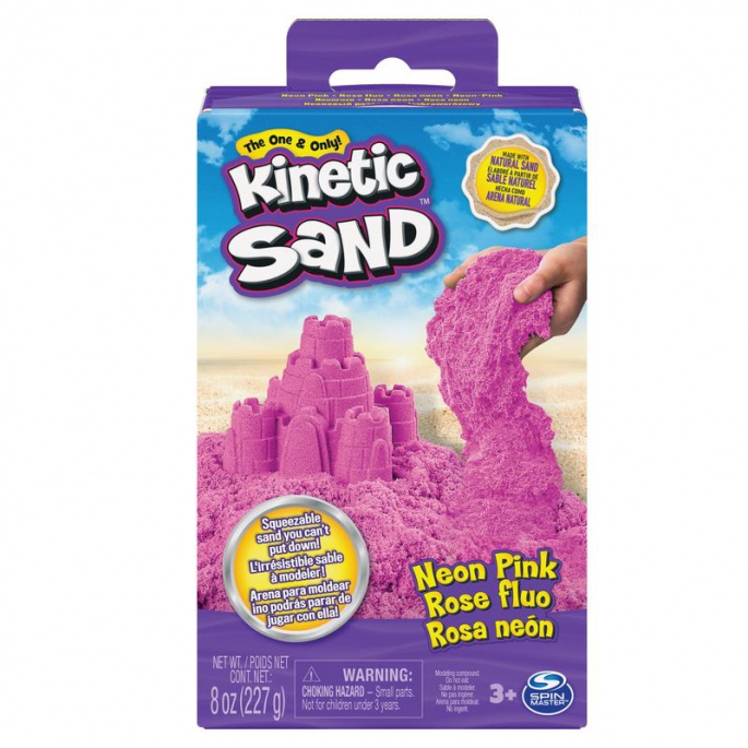 Kinetic Sand νεον ροζ άμμος