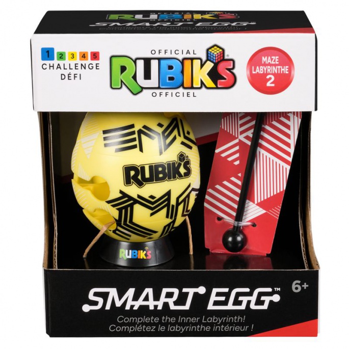 Ο κύβος του Rubik είναι ένα παζλ κίτρινο αυγό