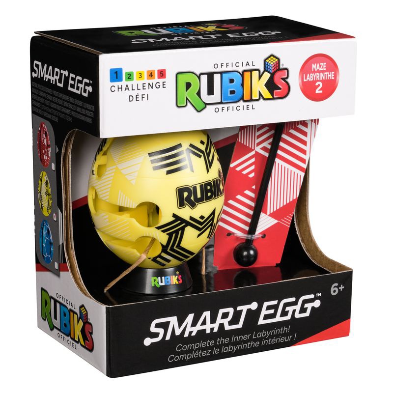 Ο κύβος του Rubik είναι ένα παζλ κίτρινο αυγό