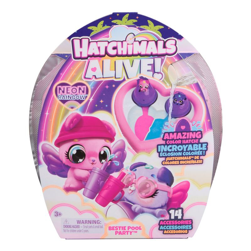 Hatchimals πάρτι πισίνας για ζώα
