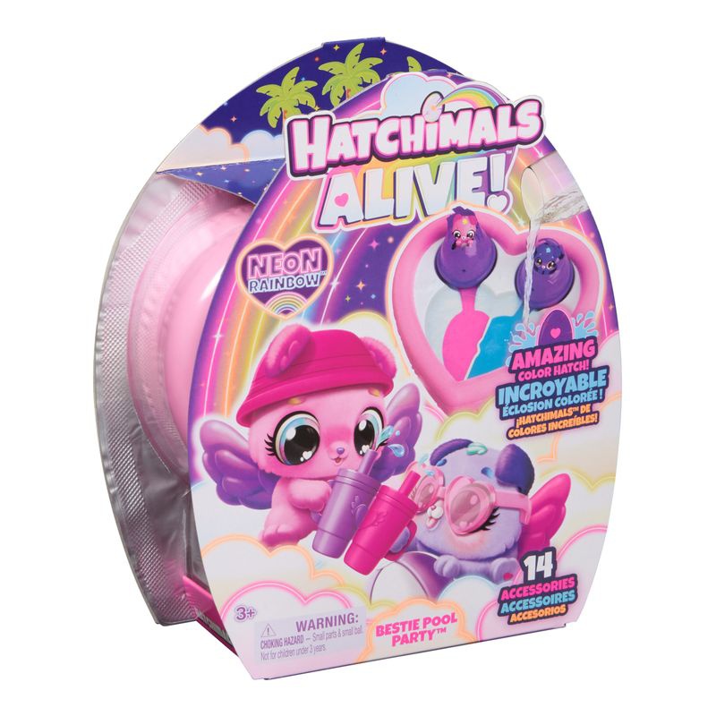 Hatchimals πάρτι πισίνας για ζώα