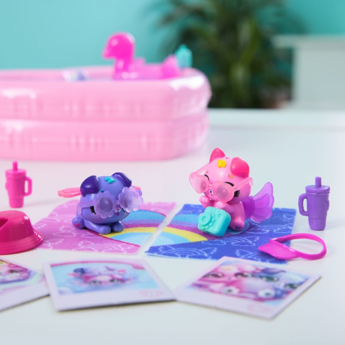 Hatchimals πάρτι πισίνας για ζώα