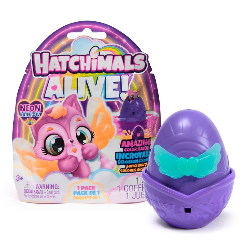 Hatchimals Νεον ουράνιο τόξο μονή συσκευασία