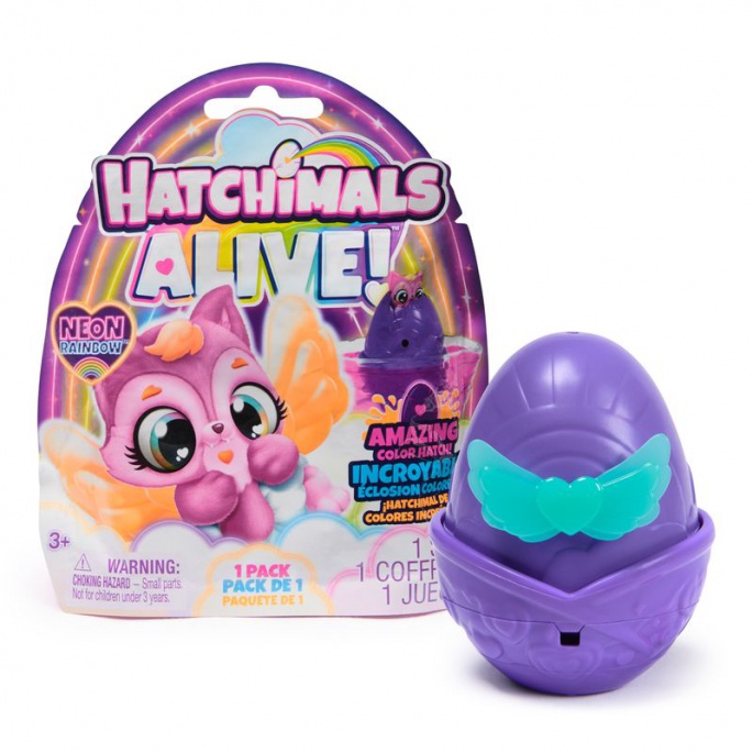Hatchimals Νεον ουράνιο τόξο μονή συσκευασία