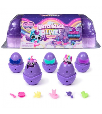 Hatchimals Νεον ουράνιο τόξο καρτόν ζώα