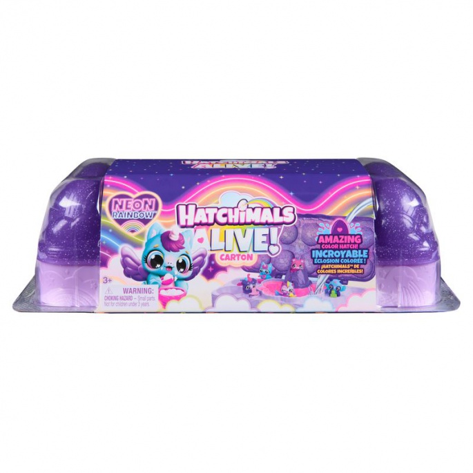 Hatchimals Νεον ουράνιο τόξο καρτόν ζώα