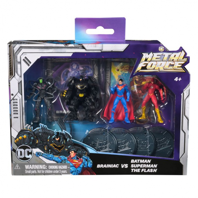 DC Metal Force σετ φιγούρες με βάση 5 εκατοστά