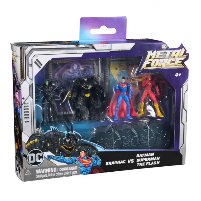 DC Metal Force σετ φιγούρες με βάση 5 εκατοστά