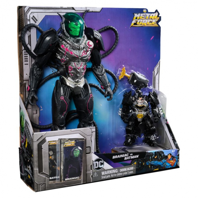 DC Metal Force δράση φιγούρα Brainiac 30 εκ