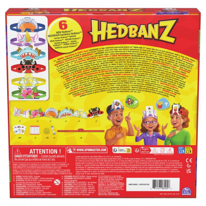 Spin Master Games παιχνίδι γρίφων Hedbanz 2025