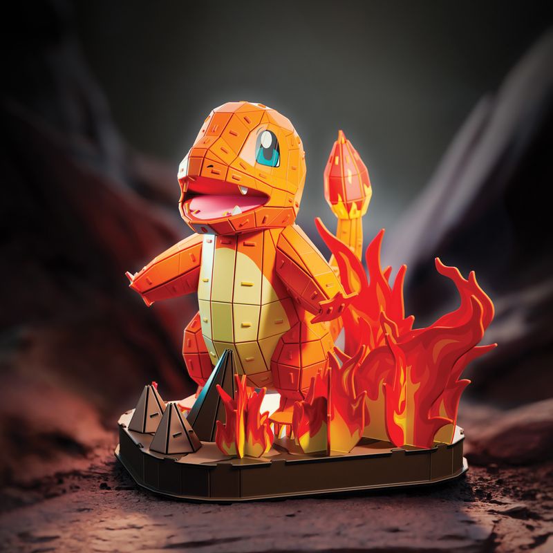Πάζλ Pokémon Charmander 3D