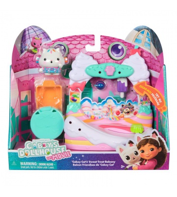 Gabby’s Dollhouse: Μαγικό Σπίτι της Κάμπι: Σετ παιχνιδιού στον μπαλκόνι - Ζαχαροπλαστείο