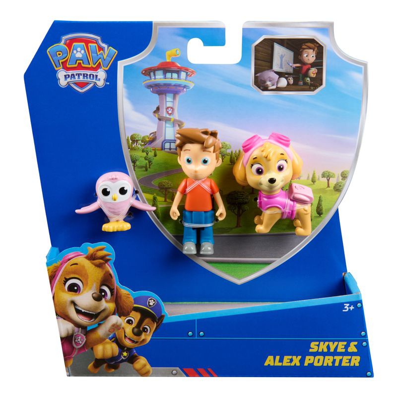 Paw Patrol φιγούρα Skye και Alex Porter
