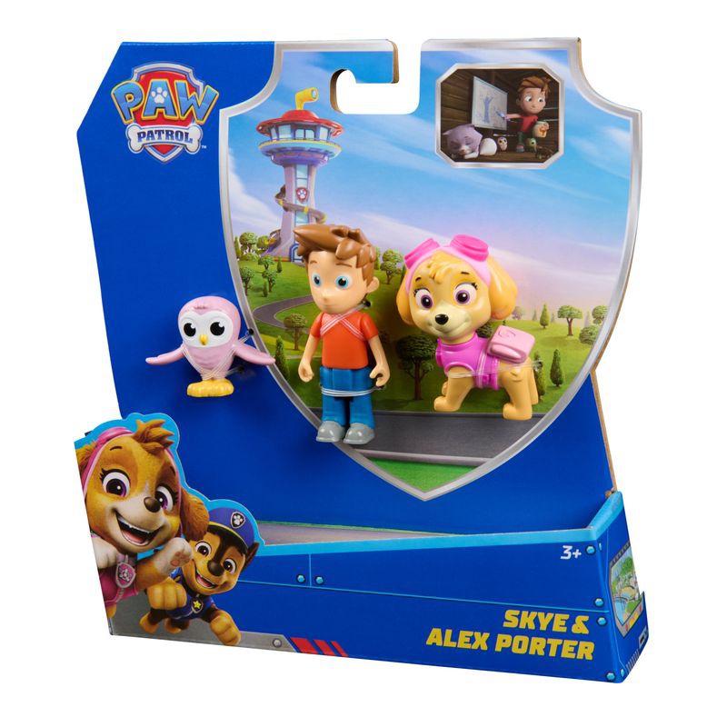 Paw Patrol φιγούρα Skye και Alex Porter