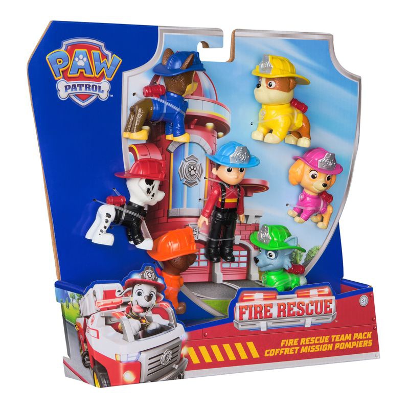 Paw Patrol Fire Rescue συλλογή φιγούρων πολλαπλών συσκευασιών