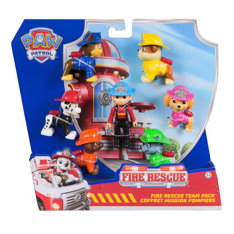 Paw Patrol Fire Rescue συλλογή φιγούρων πολλαπλών συσκευασιών