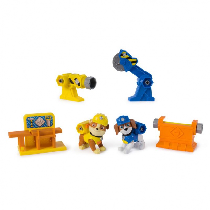 Rubble & Crew φιγούρα Rubble και Wheeler με εξοπλισμό