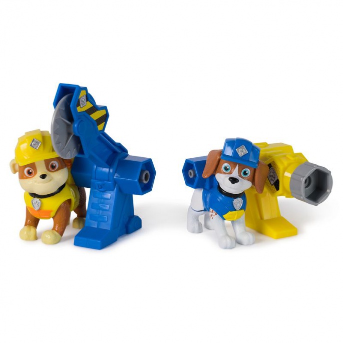 Rubble & Crew φιγούρα Rubble και Wheeler με εξοπλισμό