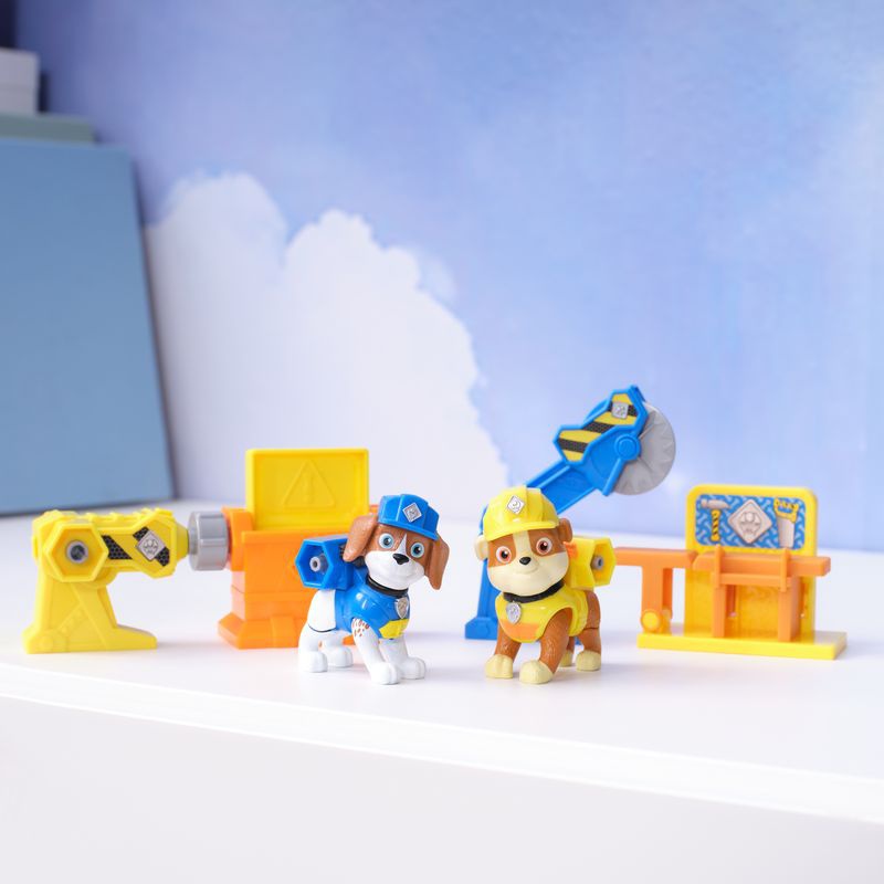 Rubble & Crew φιγούρα Rubble και Wheeler με εξοπλισμό