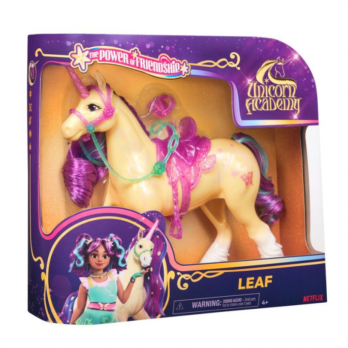 Unicorn Academy χτενιστό μονόκερος Leaf 24 εκ