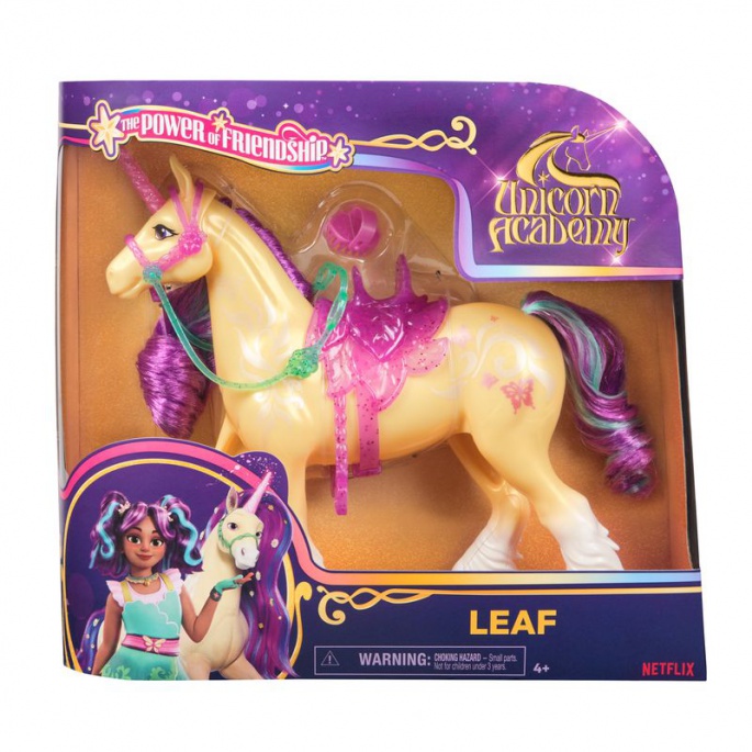 Unicorn Academy χτενιστό μονόκερος Leaf 24 εκ