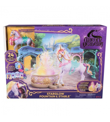 Unicorn Academy μεγάλη πτυσσόμενη σταύλι με ήχους και μονόκερο Wildstar