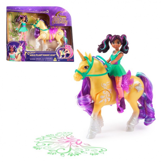 Unicorn Academy Άβα και Μονόκερος Leaf με φωτιζόμενη εικόνα