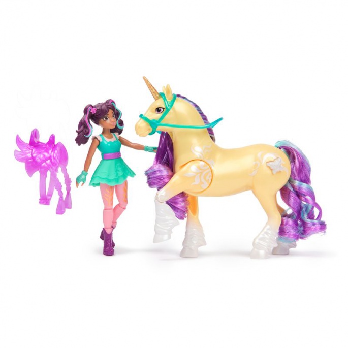 Unicorn Academy Άβα και Μονόκερος Leaf με φωτιζόμενη εικόνα
