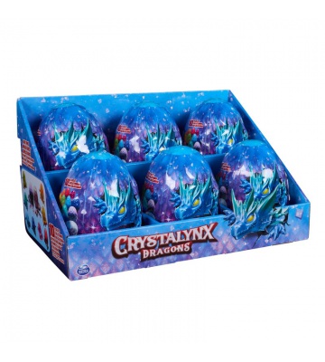 CrystaLynx Dragons εύκαμπτοι δράκοι σε αυγό