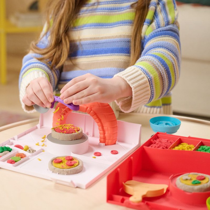 Kinetic Sand Παρασκευή πίτσας
