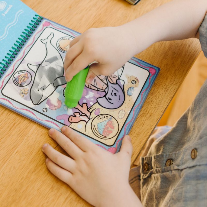 Melissa & Doug Water WOW Ζωγραφική με Νερό - Ζώα