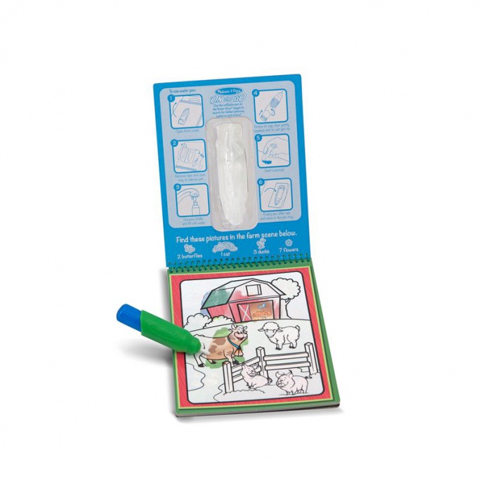 Melissa & Doug Water WOW Ζωγραφική με Νερό - Ζώα