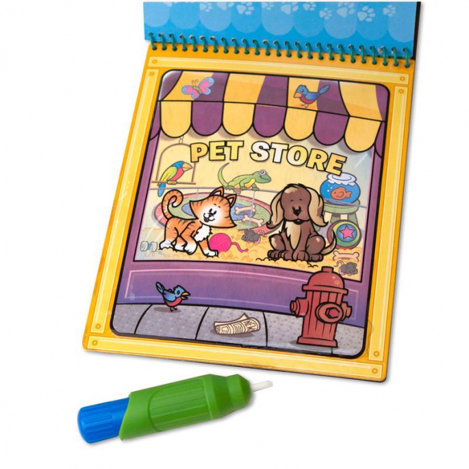 Melissa & Doug Water WOW Ζωγραφική με Νερό - Ζώα