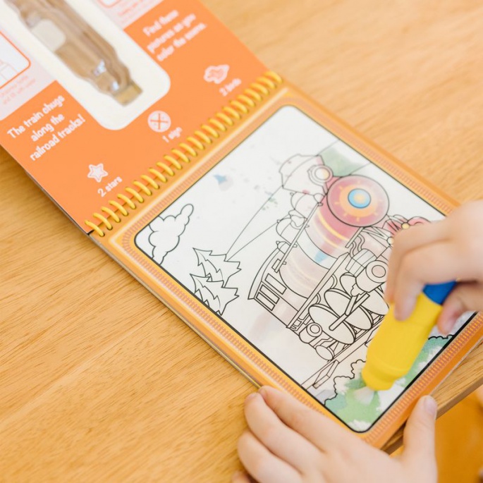 Melissa & Doug Water WOW Οχήματα με μαγικό νερό