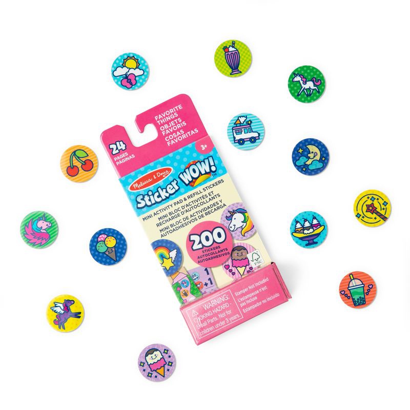 Melissa & Doug Sticker WOW Αυτοκόλλητα αγαπημένα αντικείμενα