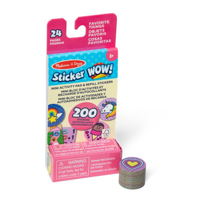 Melissa & Doug Sticker WOW Αυτοκόλλητα αγαπημένα αντικείμενα
