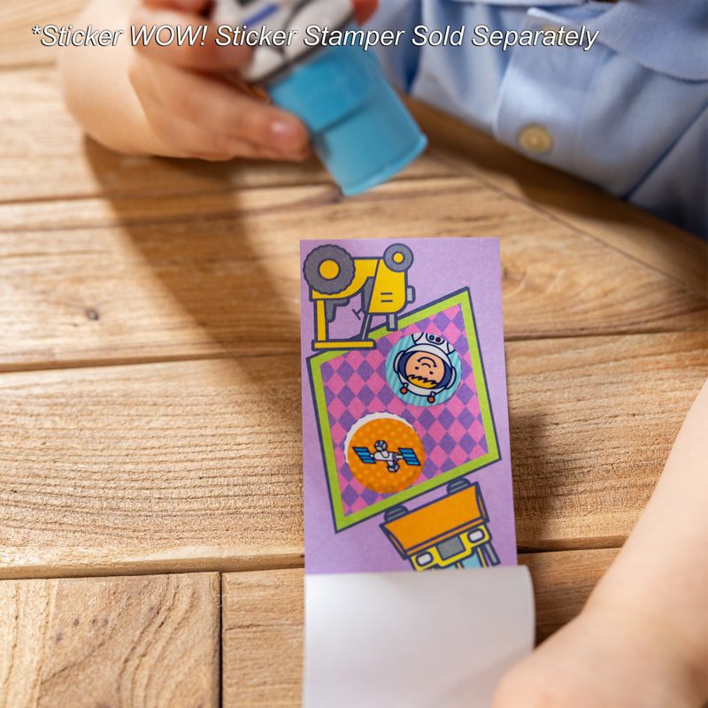 Melissa & Doug Sticker WOW Ρόλοι αυτοκόλλητων σωλήνα γεμάτη εκπλήξεις