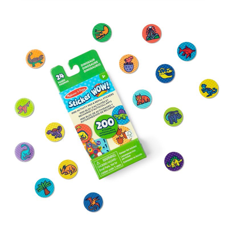 Melissa & Doug Sticker WOW αυτοκόλλητα με θέμα δεινόσαυροι