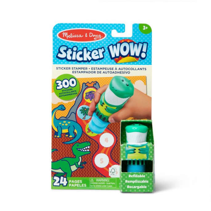 Sticker WOW αυτοκόλλητα δεινόσαυροι Melissa & Doug