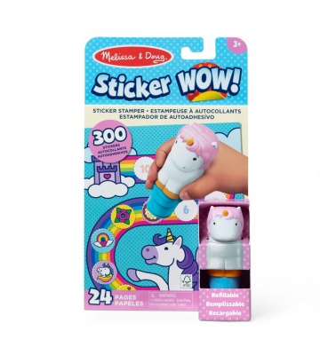 Melissa & Doug Sticker WOW αυτοκόλλητα μονόκεροι
