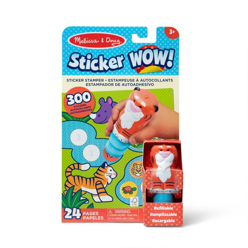 Melissa & Doug Sticker WOW αυτοκόλλητα τίγρης