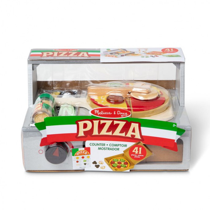 Κατασκευή πίτσας με φούρνο από Melissa & Doug