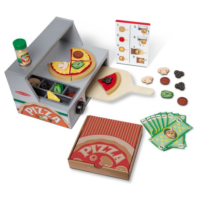 Κατασκευή πίτσας με φούρνο από Melissa & Doug