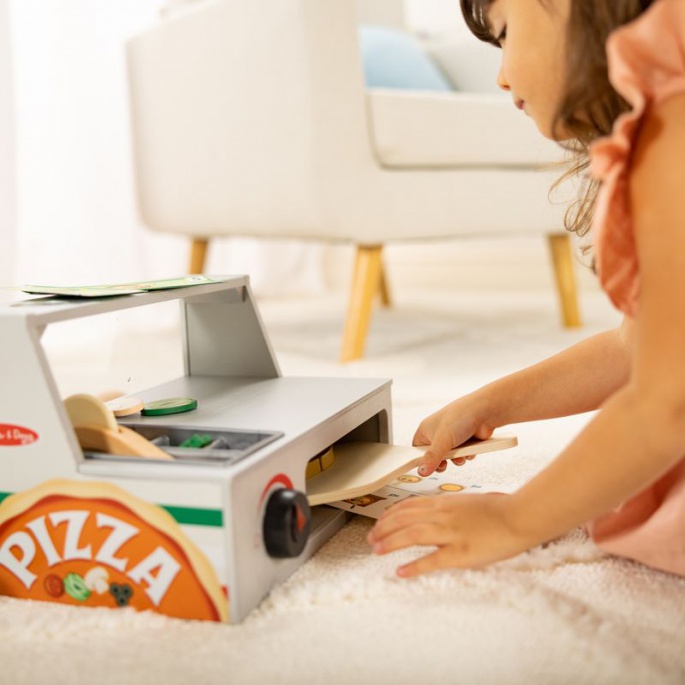 Κατασκευή πίτσας με φούρνο από Melissa & Doug