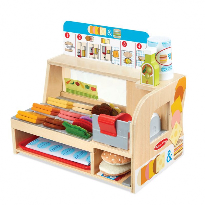 Κατασκευή Σάντουιτς Melissa & Doug με πάγκο