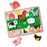 Melissa & Doug ξύλινο παζλ με ζώα στη φάρμα