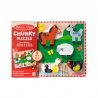 Melissa & Doug ξύλινο παζλ με ζώα στη φάρμα