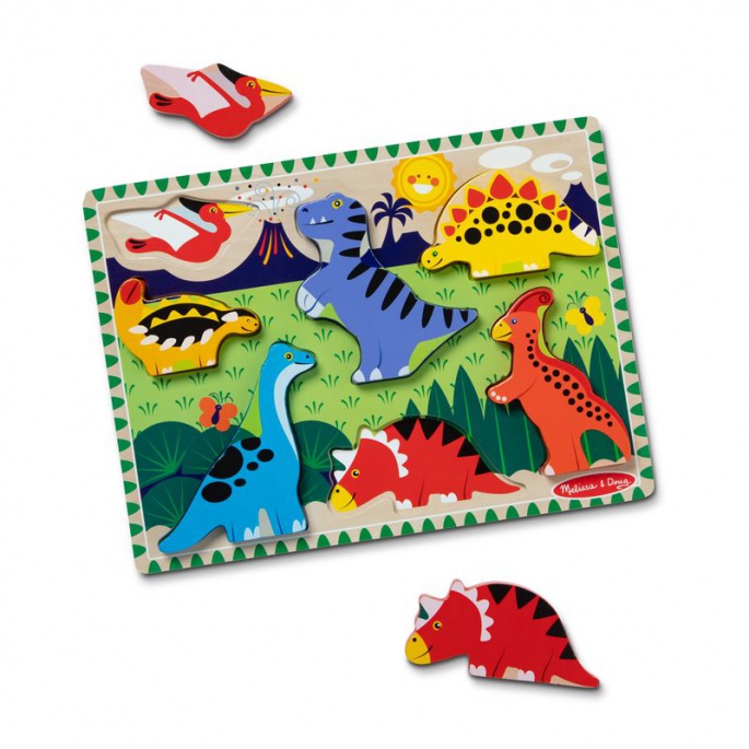 Melissa & Doug ξύλινο παζλ δεινοσαύρων